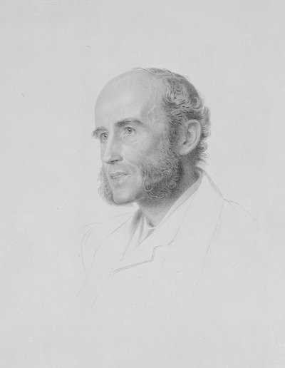 John Richard Green, Engraved by George J. Stodart by Anthony Frederick Augustus Sandys